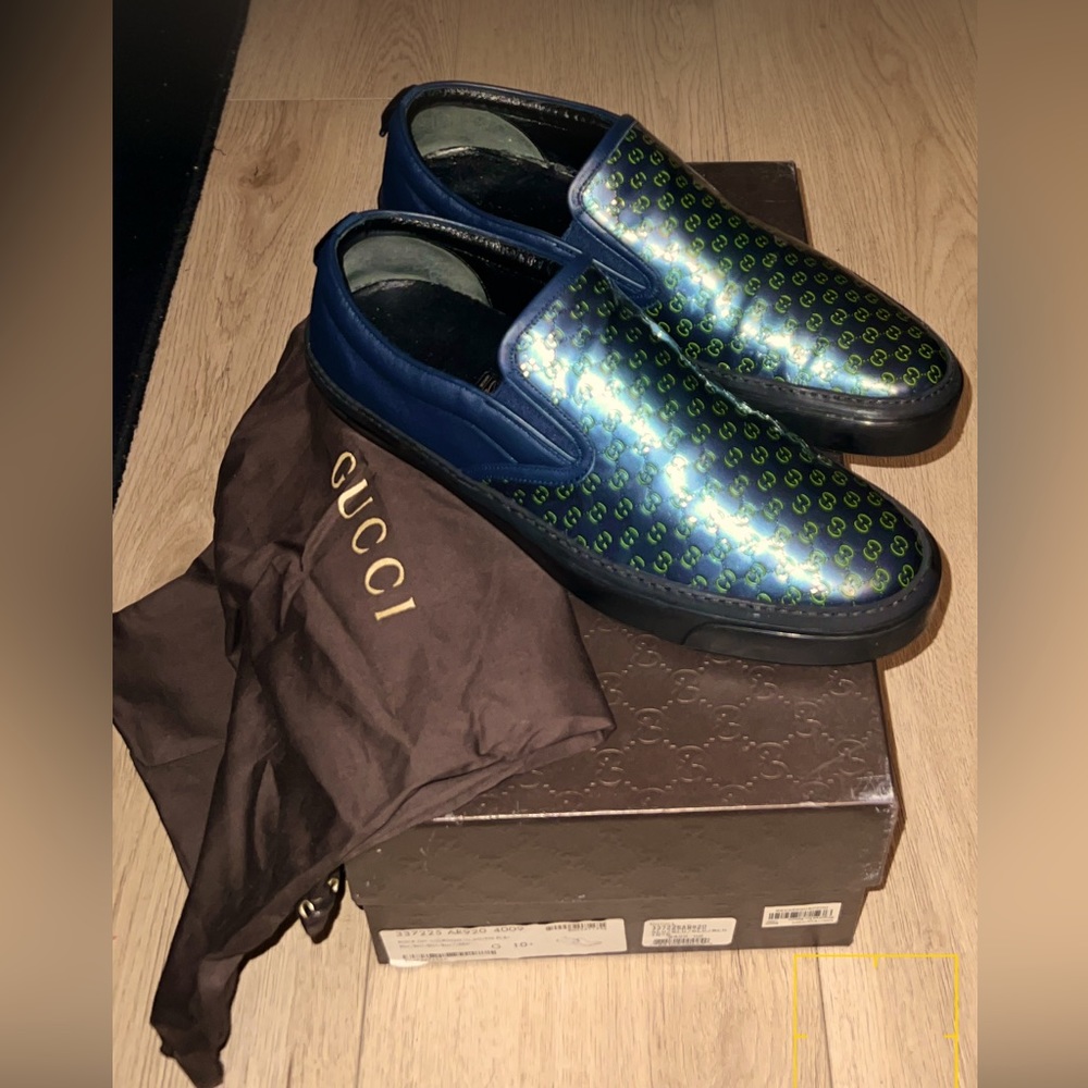 Gucci Rock Lux MicroGG Slip Ons